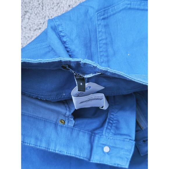 Eileen Fisher Dyed Denim Pants Size 4 Blue Casual Timeless Minimalist Capsule - Picture 5 of 6